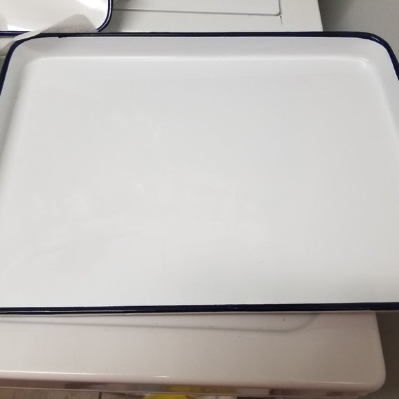 Kitchen Baking Sheet Vintage White And Blue Poshmark